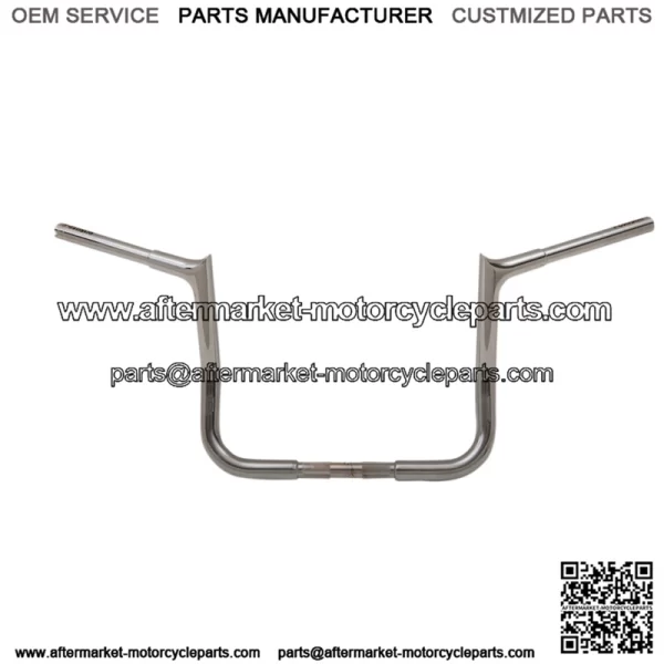 Inc. 1 1/4" EZ Install Pointed Top Handlebar Kits 10" Chrome 909110