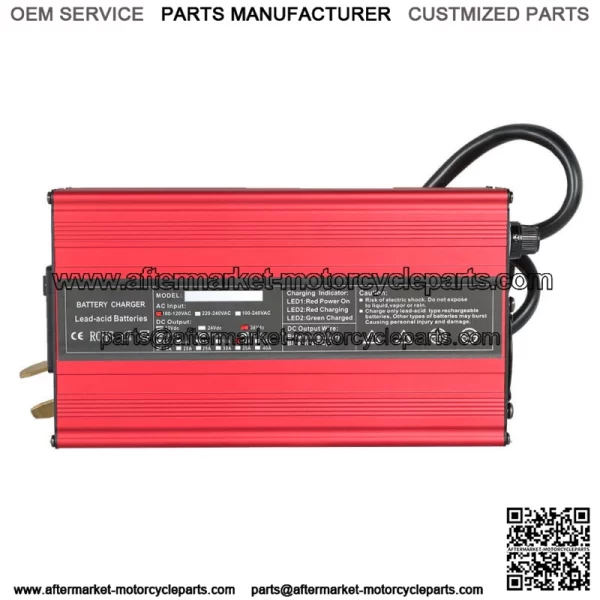 For Club Car Yamaha EZGO - "Crowfoot" Style Plug 36 Volt 12Amp Golf Cart Charger - Image 3