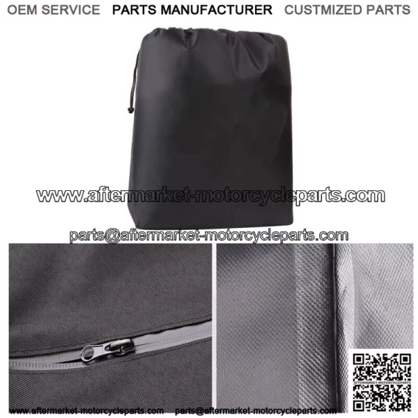 Golf Cart Cover 600D Fabric For 4 Passenger Yamaha Honda Club Car EZGO Golf Cart - Image 4