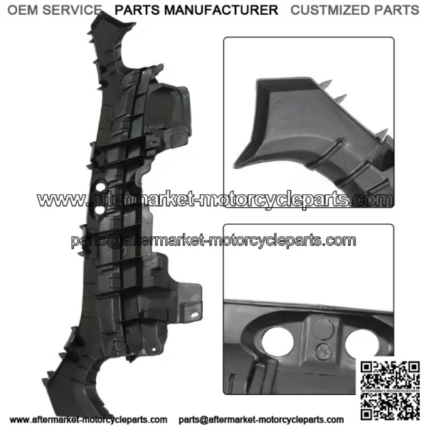 For 2014-2019 Ford Fiesta Front Bumper Upper Filler Spacer Panel D2BZ17E785C