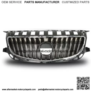 For 2015-2017 Buick Regal W/O GS Front Bumper Upper Grille Assembly Black&Chrome