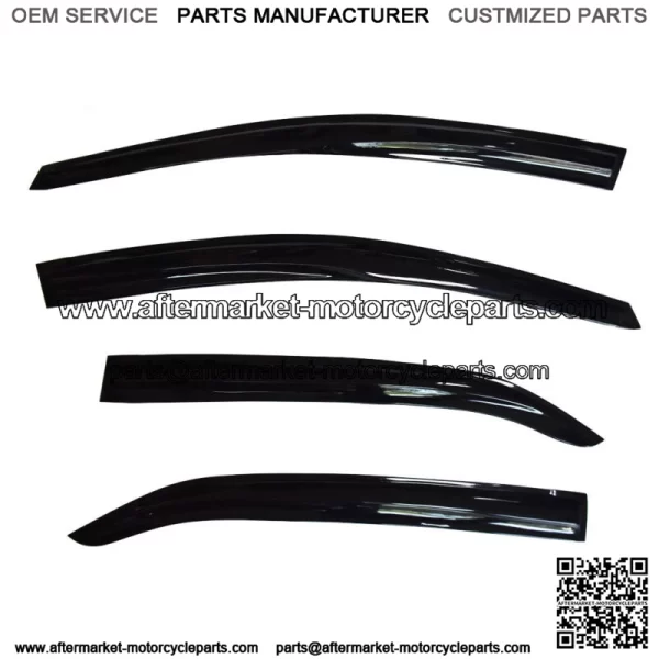 For 2014-18 Toyota Corolla Mugen Style Window Visors Sun Rain Guards Vent Shade - Image 3