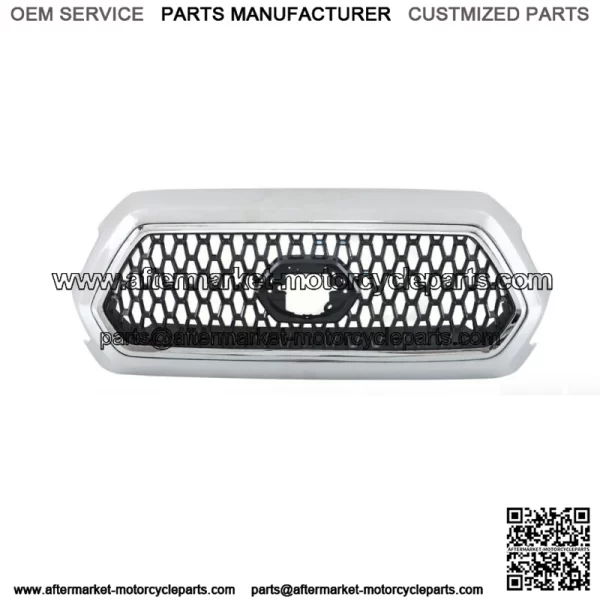 Front Upper Grille Chrome Assembly Fit For 2016 2017 2018-2021 Toyota Tacoma