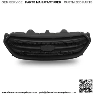 For 2013-2019 Ford Taur Front Upper Grille Full Matte Black Assembly