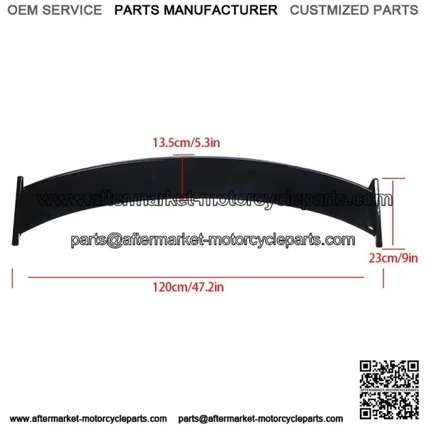 For 2014-2018 Toyota Corolla Trunk Boot Lip Wing Spoiler ABS Plastic Unpaint - Image 2