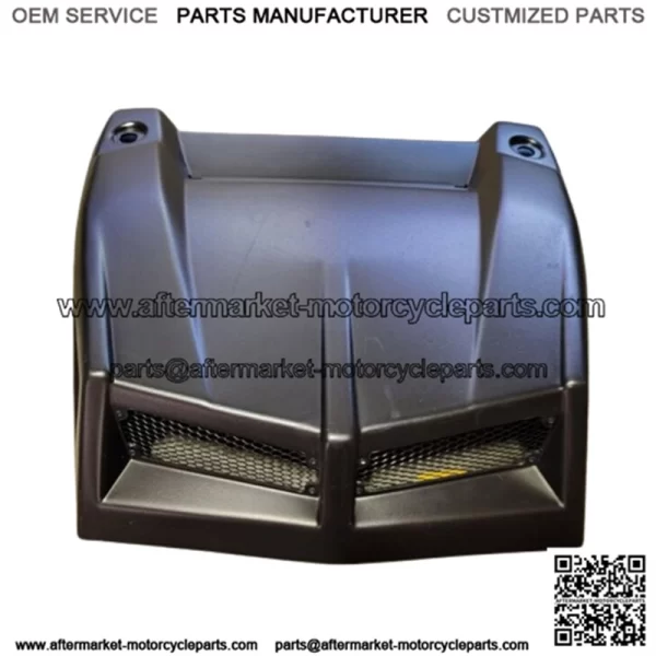 POLARIS RZR XP 1000 900 2015 - 2020 X17 STEALTH BLACK SCOOPED HOOD (For: Polaris) - Image 2