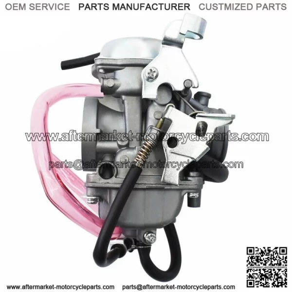 Carburetor W/ Intake Boot Joint Manifold for Kawasaki KLR250 Carb - Image 2