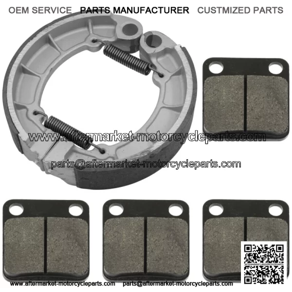 Front & Rear Brake Pads Shoes for Kawasaki KVF400 Prairie 400 4X4 1997-2002 - Image 4