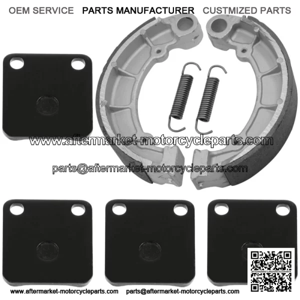 Front & Rear Brake Pads Shoes for Kawasaki KVF400 Prairie 400 4X4 1997-2002 - Image 5