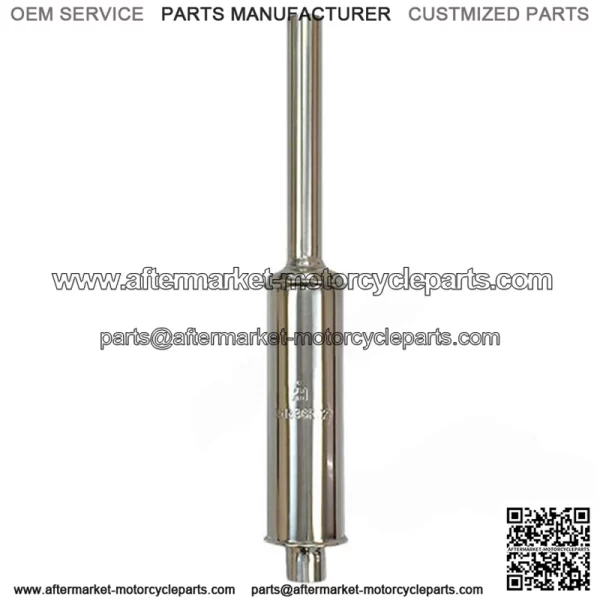 356003R91 Polished Stainless Steel Muffler Fits IH Fits FARMALL Fits Cub