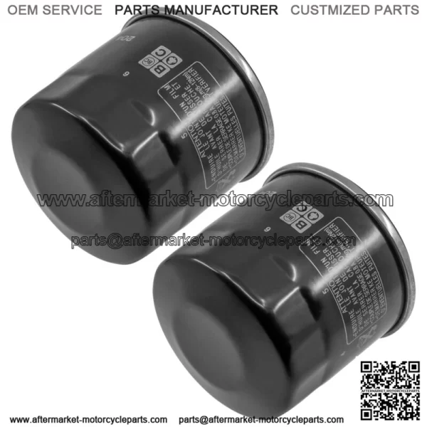 2 Pack Oil Filter for Yamaha YXR660 Rhino YZF R6 599 XJ6 Diversion 600 2006-2018 - Image 4