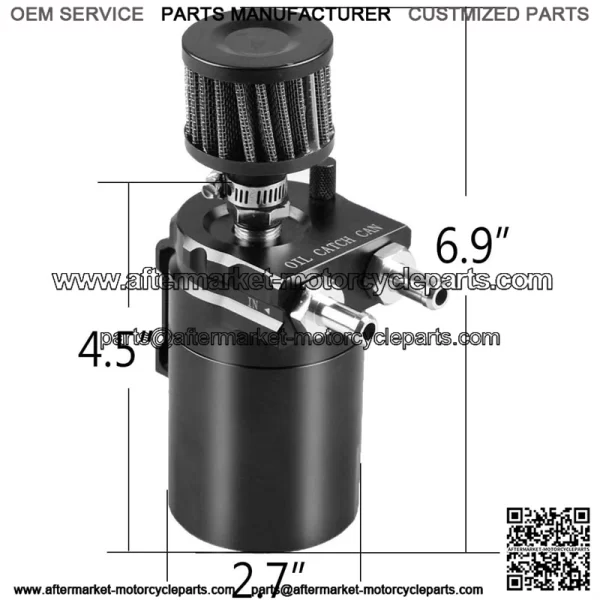 05008 Oil Breather #Black - Image 2