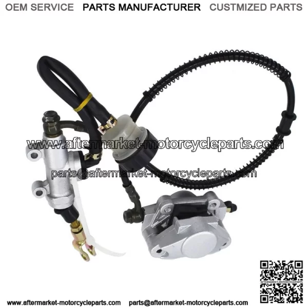 Hydraulic Rear Disc Brake Caliper System + Pads 150cc 250cc Quad Dirt Bike ATV