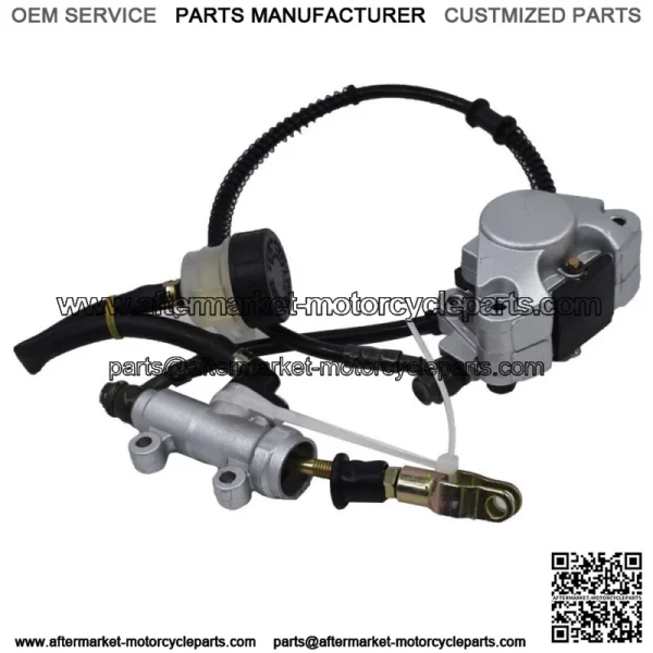Hydraulic Rear Disc Brake Caliper System + Pads 150cc 250cc Quad Dirt Bike ATV - Image 2