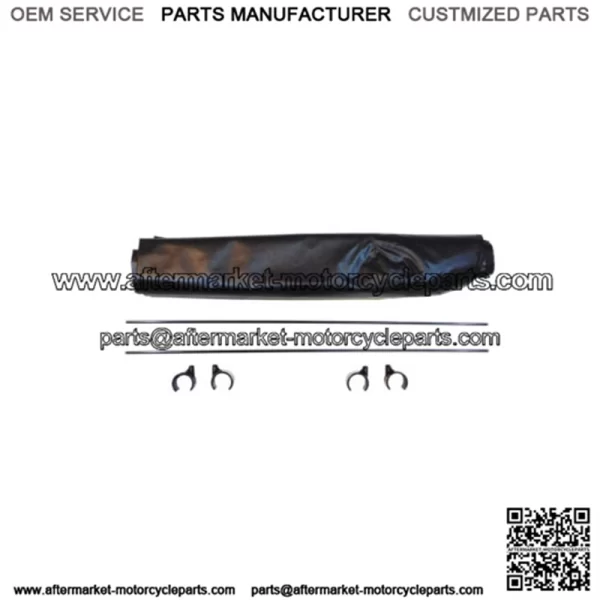 2005-2023 Kawasaki Mule 3010 4010 Trans 4X4 OEM Black Soft Top Roof KAFT4-007B