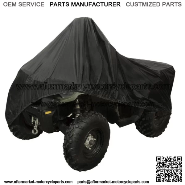 ATV Cover for Honda Yamaha fits Suzuki Polaris Black ATV Cover