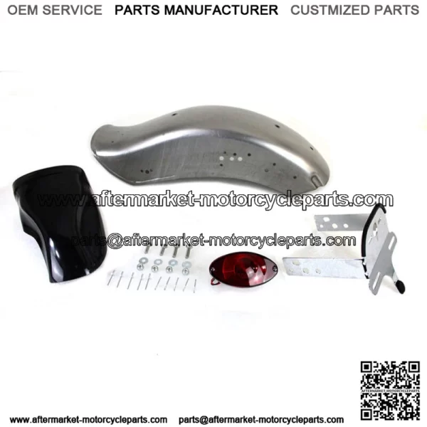 Bobbed Rear Fender Kit Taillight Fender Strut Harley Ironhead Sportster EVO (For: Harley-Davidson)