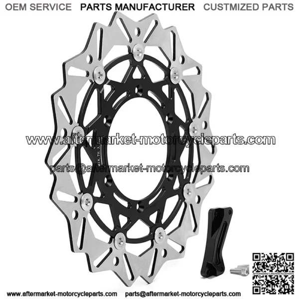 For Yamaha WR250F 2017-2019 WR450F 2016-2018 Oversize 320mm Brake Disc and Caliper Bracket