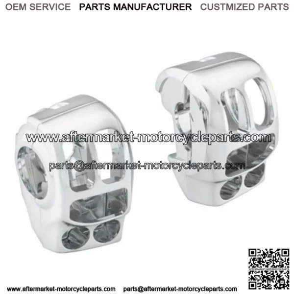 Chrome Switch Housing Kit Left Right Housings 2014-2020 Harley Touring Bagger (For: Harley-Davidson)