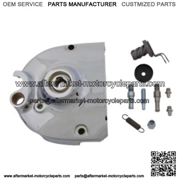 Chrome Sprocket Cover Clutch Worm Kick Only Harley Ironhead Sportster Model K (For: Harley-Davidson)