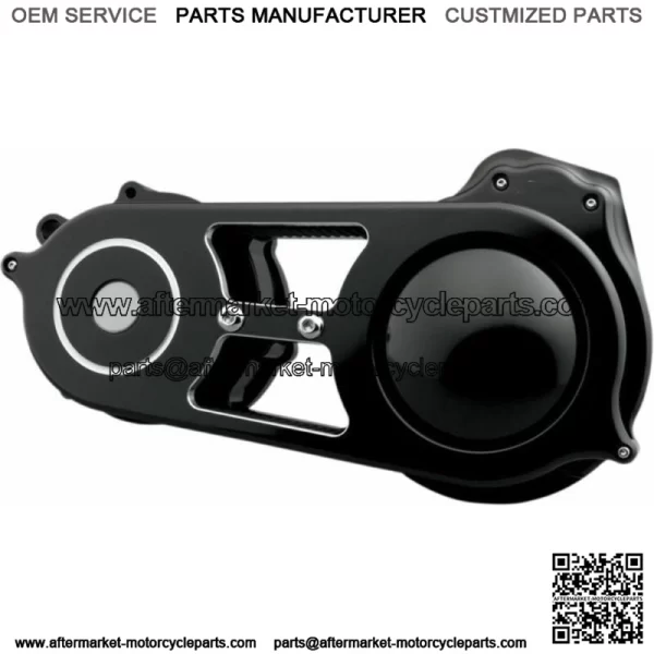 Black BDL 2" Shorty Open Belt Drive Primary 1990-2006 Harley Touring Bagger FXR (For: Harley-Davidson)
