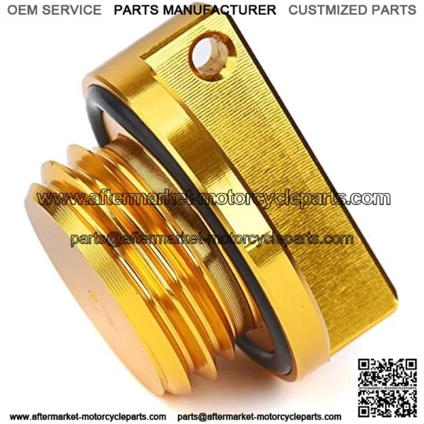 Oil Filler Cap Plug For Yamaha R1 R3 R6 FZ1 FZ6/R FZ07 FZ8 FJR1300 MT01 MT07 YFM600 FZR FZS TDM XVS650 TZ250 (yellow)