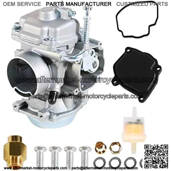 Carburetor with Fuel Filter Fit for 1990-1999 Suzuki Quadrunner 250 LTF 250 LT-4WD LTF250F LT-F4WD LTF250 Carb 2x4 4x4