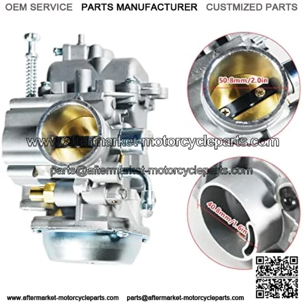 Carburetor with Fuel Filter Fit for 1990-1999 Suzuki Quadrunner 250 LTF 250 LT-4WD LTF250F LT-F4WD LTF250 Carb 2x4 4x4 - Image 3
