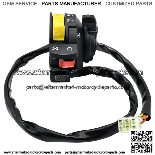 Handlebar Start Stop Headlight Switch for Suzuki LT-A500 LT-F500 4x4 37400-09F02 (For: More than one vehicle)