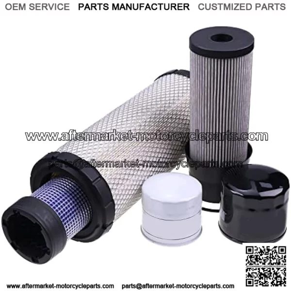 Filter Kit LVA21202 LVA14895 Compatible with JD Compact Tractor 3120 3320 3520 3720 4105 - Image 3