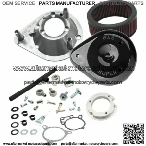 Cycle Tear Drop Black Stage 1 Air Cleaner Filter Kit 08-17 Harley Twin Cam (For: Harley-Davidson)