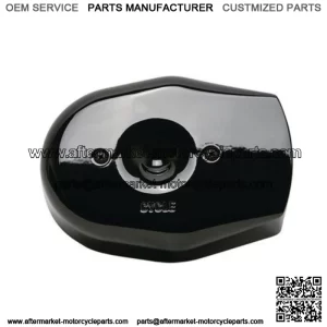 Cycle Black Stealth Tribute Two Throat Air Cleaner Filter Cover Kit Harley (For: Harley-Davidson)
