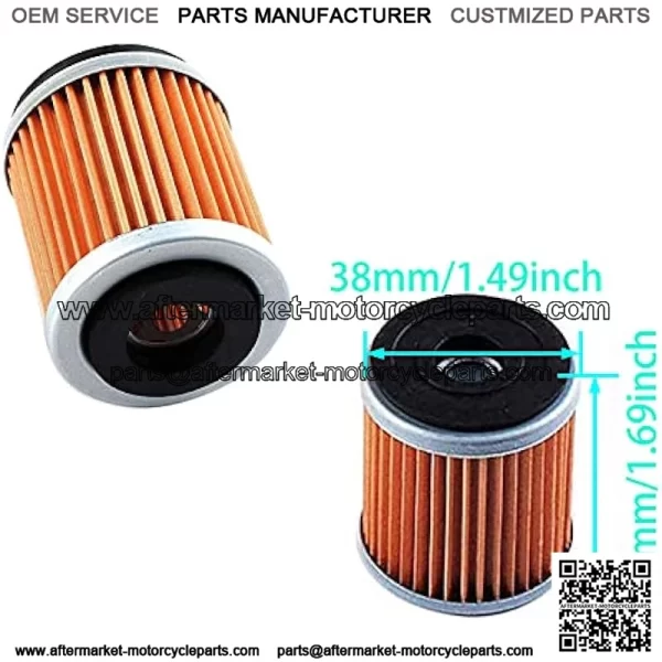 1YW-14451-00-00 Air Oil Filter and Fuel Gas Tank Switch Valve Petcock for Yamaha Timberwolf 250 Big Bear 350 Moto-4 250 350 Kodiak 400 Big Bear 350 Big Bear 1987-1999 with Spark Plug Oil Filter Parts - Image 3