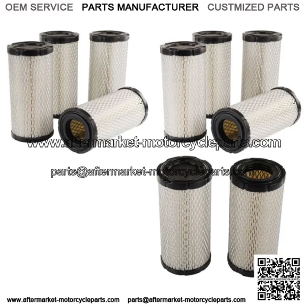 PACK OF 10 GOLF CART AIR FILTER FOR CLUB CAR PRECEDENT & EZGO TXT WORKHORSE RXV