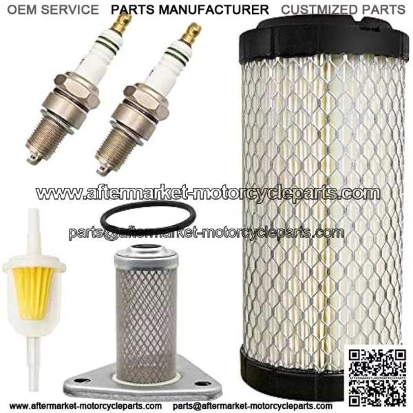 Golf Cart Tune Up Kit with Oil Filter Spark Plug For EZGO TXT/ST 350 Gas 1996-Up