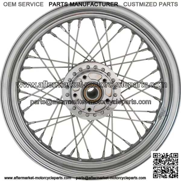 Chrome 16" x 3" 40 Spoke Front Wheel Rim Harley Sportster XL Custom 48 14-19 ABS (For: Harley-Davidson)