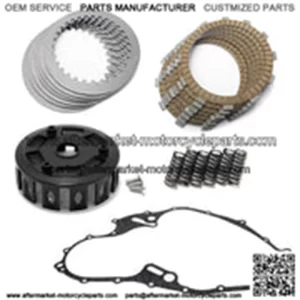 For Yamaha Raptor YFM700 2006-2020 CNC Clutch Basket Kit Clutch Gasket Plates