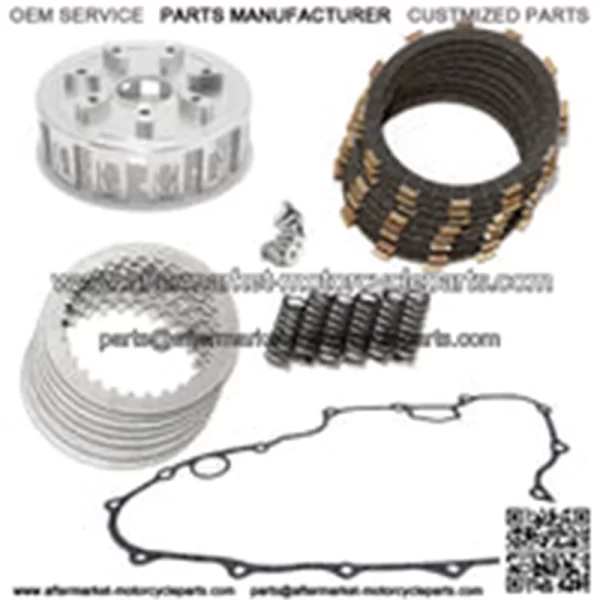 For Honda TRX450ER 06-09 / 12-14 Clutch Basket Plates Kit & Gasket CNC Billet