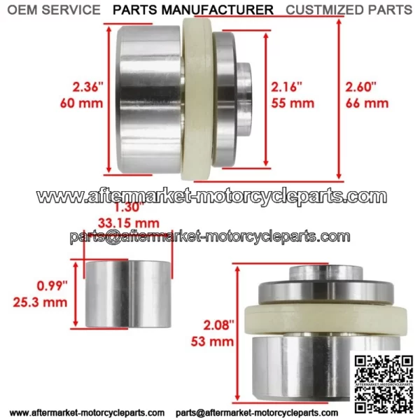 Front Differential Output Hub Assembly for Polaris 3236675 3235911 (For: Polaris) - Image 2