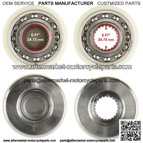 Front Differential Output Hub Assembly for Polaris 3236675 3235911 (For: Polaris) - Image 3
