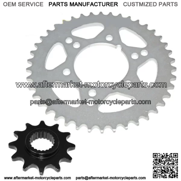 Front & Rear Sprockets Kit for Polaris Sport 400L 1996-1999 (For: Polaris)