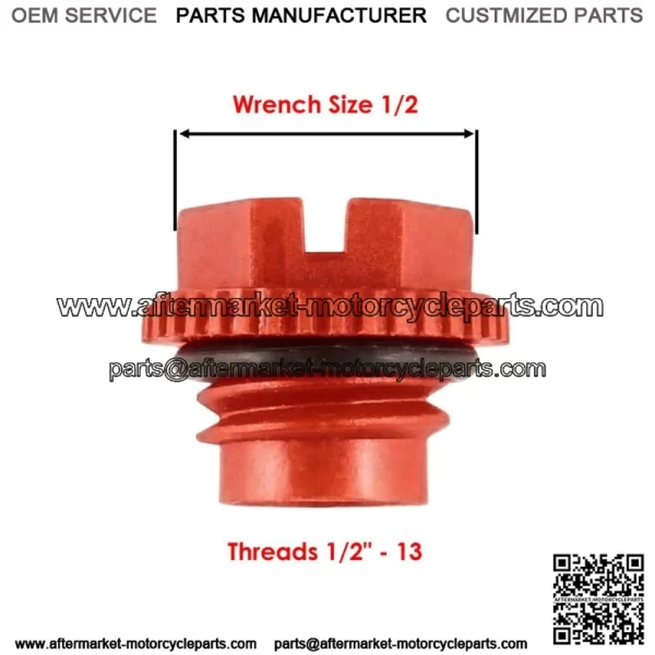 Drain Plug w/ Gasket for Polaris Sportsman 570 EFI EPS SP 2014-2018 (For: Polaris Sportsman 800) - Image 2