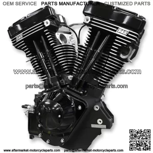 Black Edition 111" V111 Evolution Evo Long Block Motor Engine Harley Chopper (For: Harley-Davidson)