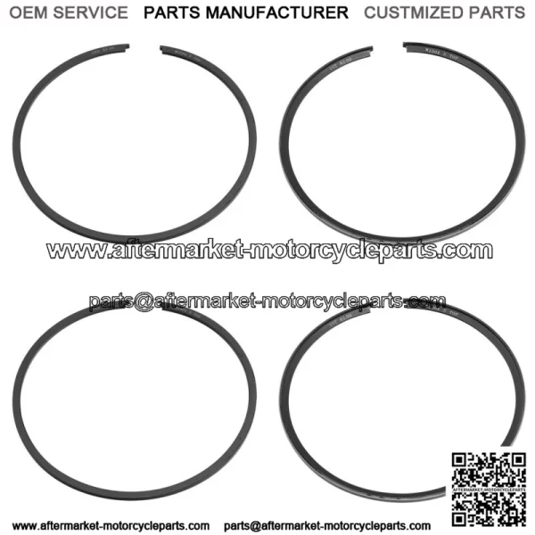 2  Piston Ring Kits for Sea-Doo 1995-2005 720 HX GTI GSX GS STD Bore 82mm