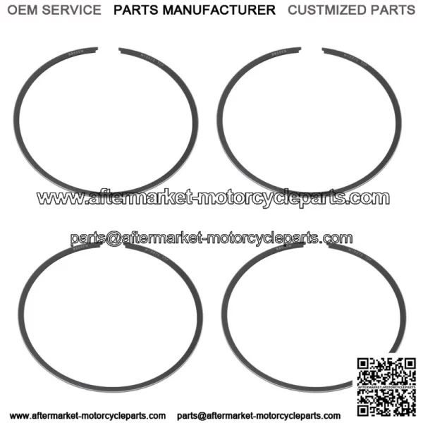 2  Piston Ring Kits for Sea-Doo 2000-2007 951 DI Models Standard Bore 88mm