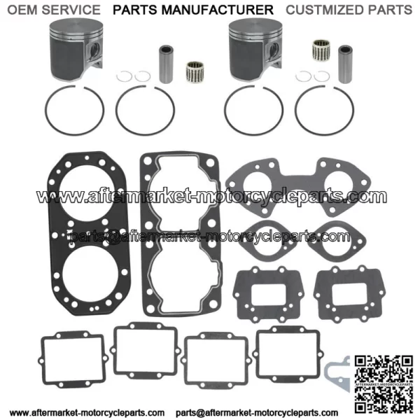 Top End Repair Kit fits Kawasaki Many 1996-02 750 STD Bore 80mm