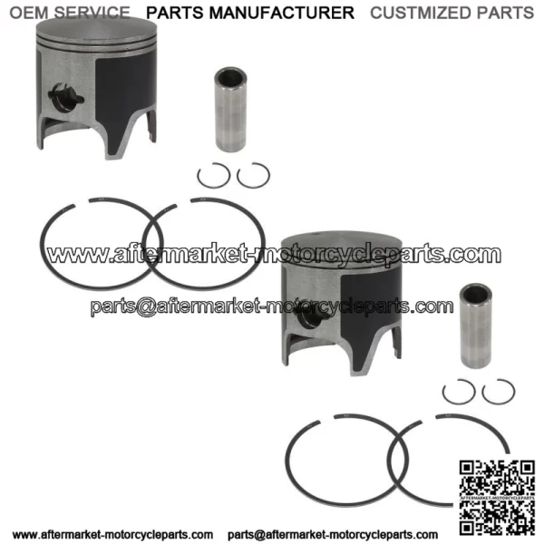 2  .040 Over Bore Piston Kits for Yamaha many Phazer & Venture 480 & 500 73mm