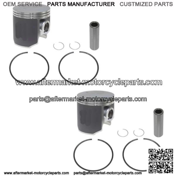 2  .020 Over Bore Piston Kits for Yamaha 700 PWC fits 1993-2020 81.5mm