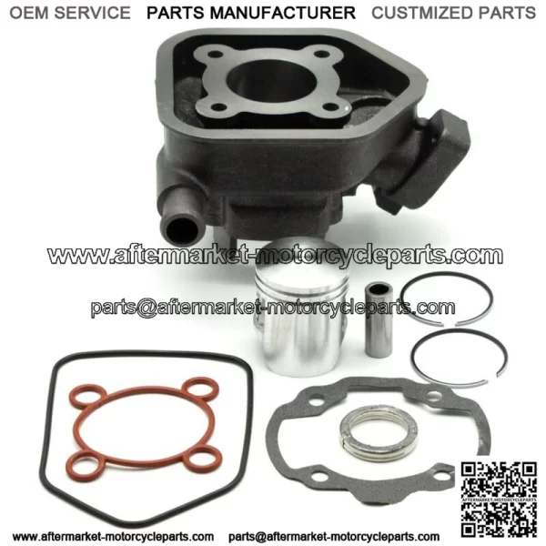 Cylinder set standard 50ccm for Peugeot Speedfight 1 & 2 LC standing water 9015