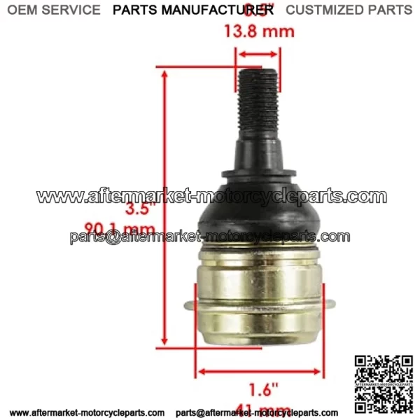 2 Front Suspension Knuckle Upper Ball Joint Compatible With John Deere Xuv Gator 855D Diesel - Image 2